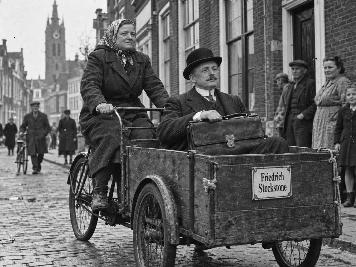 Die rollende Kanzlei auf dem Bakfiets
